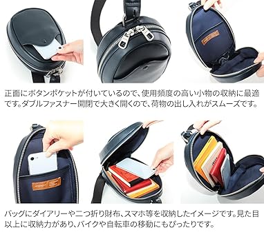 [エルゴポック] ミニ ショルダーバッグ 本革 メンズ HG-06-ES ワキシングレザー ミニショルダーバッグ | 06-ES | エルゴポック